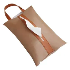 ティッシュケース吊り下げ車壁掛けおしゃれ北欧収納縦置きティッシュカバー車用キッチンリビングかわいいPUレザーフェイクレザー合成皮革ソフトティッシュカバーソフトティッシュケ…