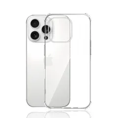 iPhone16ProケースソフトTPU耐衝撃Qi充電対応黄変防止アイフォン16Proクリアカバー