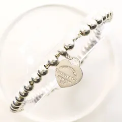 ティファニー　リターントゥ　ハートタグ　シルバー　ブレスレット　bracelet　総重量約6.6g　約17.5cm