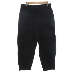 バナナリパブリック BANANA REPUBLIC タグ付き カーゴパンツ 2 黒 ブラック 無地 /KR ■GY58