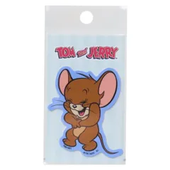 【メール便】トムとジェリー ビニールシール ダイカットミニステッカー スマイル ワーナーブラザース ゼネラルステッカー 耐水耐光 デコステッカー キャラクター グッズ 