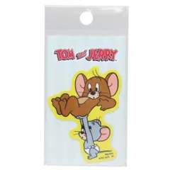 【メール便】トムとジェリー ビニールシール ダイカットミニステッカー 持ち上げ ワーナーブラザース ゼネラルステッカー 耐水耐光 デコステッカー キャラクター グッズ 