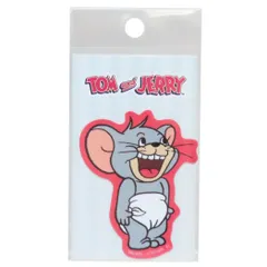 【メール便】トムとジェリー ビニールシール ダイカットミニステッカー HAHAHA ワーナーブラザース ゼネラルステッカー 耐水耐光 デコステッカー キャラクター グッズ 