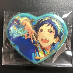 あんさんぶるスターズ 伏見 弓弦 あんスタ ハート型缶バッジ