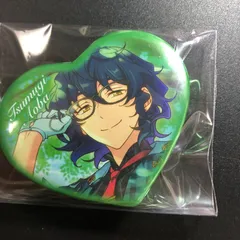 あんさんぶるスターズ 青葉 つむぎ あんスタ ハート型缶バッジ