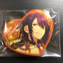 あんさんぶるスターズ 神崎 颯馬 あんスタ ハート型缶バッジ