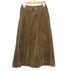 【倉吉店】 中古 Gramicci | グラミチ ロングスカート CORDUROY TALECUT SKIRT GLSK-21F050 ブラウン サイズ：S 【111】