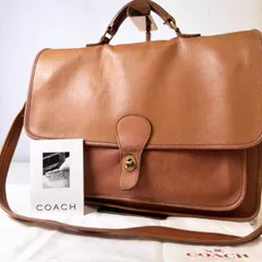 稀少✨BCランク　 COACH　old coach　vintage　Metropolitan　２way　Shoulder bag　Business Bag　Crossbody　Turn lock　glove-tanned leather　USA　5180