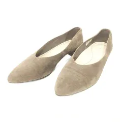 リーガル REGAL スエード ヒール パンプス 日本製 22.5cm モカ