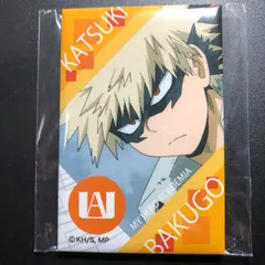 僕のヒーローアカデミア 爆豪勝己 スクエア缶バッジ ヒロアカ