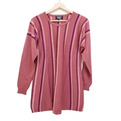 SONIARYKIEL(ソニアリキエル) チュニック サイズ38 M レディース美品  - ピンクベージュ×ベージュ×パープル 長袖/ストライプのサムネイル