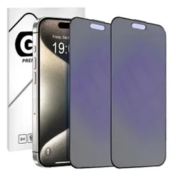 【ブルーライトカット&アンチグレア&覗き見防止】【2枚セット】foriPhone16ProMax用強化全面保護フィルムさらさら感アイフォン16ProMax覗き見防止プライバシー保護ガラスフィルムアンチグレ…