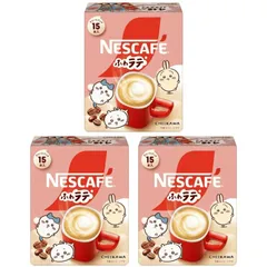 ネスカフェ ふわラテ ちいかわ アソートパック15本入×3箱のサムネイル