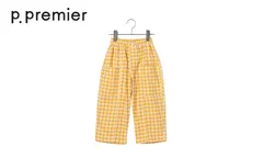 p.premier ／ ピードットプルミエ 子供服 切替デザインワイドパンツ 女の子 男の子