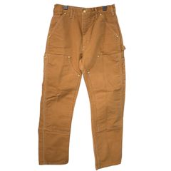 Carhartt ロガーパンツ ダブルニー 125周年 ダック ノンウォッシュ