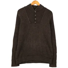 古着 00年代 エディーバウアー Eddie Bauer ヘンリーネック コットンニットセーター メンズS相当/eaa599654