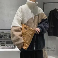 メンズ 中綿ジャケット ボア 裏起毛 ゆったり 学生向け 防寒 秋冬 カジュアル アウター M260108-3