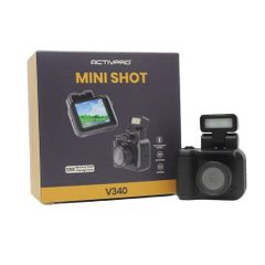 ACTIVPRO MiniShot V340 | Mini Digital Camera | LCD Screen | 128GB SD Card | HD 1080P | Travel Storage Case | Retro Pocket Camcorder | Rechargeable | Keychain Camera |