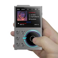 MP3 플레이어, 블루투스 5.3, 2.4 인치 HD 스크린 뮤직 플레이어, 내장 16GB 메모리, 무손실 DSFLACHDHiFi 사운드, 최대 256GB의 확장을 지원