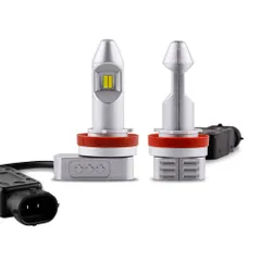 YOBIS H8 LED フォグランプ 爆光 CSPチップ搭載 3色切り替え 光軸調整可能 車検対応 加工不要 純正ハロゲンと発光点一致 DC12-24V LEDバルブ IP67防水 H11/H16（国産車）/H9兼用 ホワイト/イエロー 2個セット