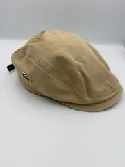 ▪︎LACOSTE ラコステ ハンチング　ハンティング　キャップ 帽子 ベージュ ワニ ロゴ 刺繍 コットン フリーサイズ メンズ レディース