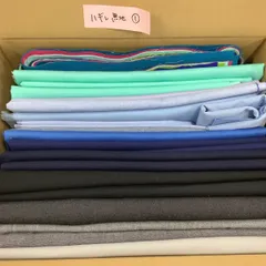 ハギレセット無地①　大小様々なサイズ　写真以外におまけ付き♪　まとめ売り 　はぎれ　コットン布地