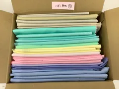 ハギレセット無地⑤　大小様々なサイズ　写真以外におまけ付き♪　まとめ売り 　はぎれ　コットン布地