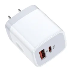 iPhone16用急速充電器20WacアダプターコンセントタイプcType-C充電器USB-C電源アダプタUSB-AUSB-C2ポートPD3.0PSE認証USB充電器ac充電器急速充電アダプターiPhone