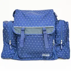 [NI] Coleman　コールマン　キッズ　トレックパック　リュックサック　バックパック　水玉　ドット柄　ナイロン　キャンプ　林間学校　防災バック