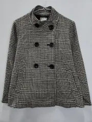 ヴィンテージ アバント チャイナカラー ハウンドトゥース CHECK ハーフコート