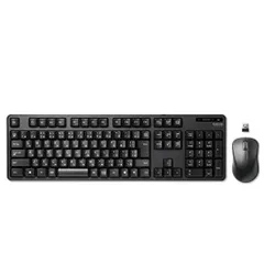 エレコムキーボード【マウスセット】ワイヤレス(レシーバー付属)メンブレンフルキーボードブラックTK-FDM106MBK