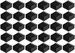 Easycargoヒートシンク小型ミニヒートシンクキット30個ミニ冷却クーラーヒートシンクVRMステッパードライバMOSFETVRAMレギュレータ(8.8mmx8.8mmx5mm)