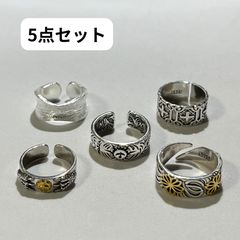 DustSilver DSCR0743 指輪 5点セット アメカジ メキシカン