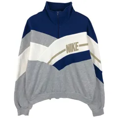 古着 90年代 ナイキ NIKE ハーフジップスウェットシャツ トレーナー メンズM相当 ヴィンテージ/eaa606040