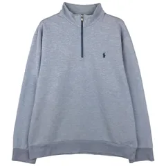 古着 ラルフローレン Ralph Lauren POLO RALPH LAUREN ハーフジップスウェットシャツ トレーナー メンズXL相当/eaa606048
