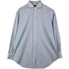 古着 ラルフローレン Ralph Lauren POLO by Ralph Lauren REGENT CLASSIC FIT 長袖 ストライプシャツ メンズL相当/eaa606753