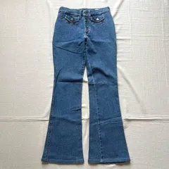 ～00s　vintage　archive　アーカイブ古着　Lois　ルイス　両面ロゴパッチ　ブッシュパンツ　ブーツカットシルエット　フレアデニム　ジーンズ　Y2K　平成ギャル　フェアリーグランジ　アメカジ　bootscut silhouette denim