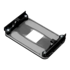 PATIKILAM4バックプレーンCPU冷却ブラケットヒートシンクブラケット冷却取り付けシートプレート耐久性ネジ4本付きブラックAM4マのサムネイル