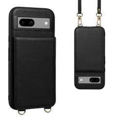 Shlybaay対応GooglePixel8aケース手帳型背面カード手帳型ケースショルダーストラップPUレザー肩掛けカード収納スタンドグーグルピクセルぴくせる8a可愛い人気おしゃれ財布型首掛けマグネット