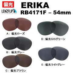 レイバン Ray-Ban エリカ RB4171 F 54mm  Erika モデル 偏光 交換 レンズ 替えレンズ レンズのみ レンズフリップオリジナル