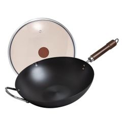 ⑦【新品未使用】FMC 万能鍋(内径29cm)(ガラス蓋・蒸板付) - メルカリ