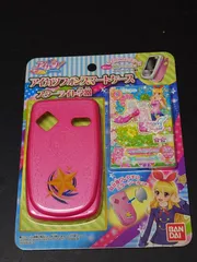 アイカツ！ アイカツフォンスマートケース スターライト学園 カバー ピンク 【新品 未開封】 アイカツ カード付属