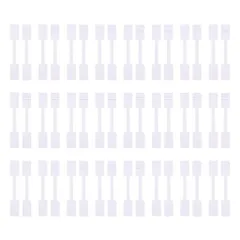 NUOLUX200個ジュエリー用正方形リングラベル自己粘着式ホワイト価格タグ宝石値札ネックレスブレスレット用手書き空白タグギフトタグ対応10X1.7Cm