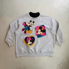90s USA ディズニー ミッキーマウス ヴィンテージ スウェットシャツ 2XL