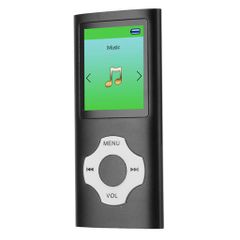 HDMP3 플레이어 가지고 쉬운 MP3/WMA/FLAC/APE/AAC/OGG/Acelp 음악 재생 MP3 플레이어 선물(흑)