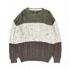90's CHAPS by Ralph Lauren ケーブルセーター XL