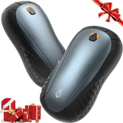 充電式カイロFANDLISS電気カイロ【分離式設計・2個セット】USB充電式5200mAh充電式両面発熱3秒急速発熱3階段温度調節ハンドウォーマー長時間連続可能電気あんかかいろ小型超軽量便利繰り返…