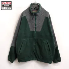 90s USA製 vintage Timberland ジップアップ フリースジャケット メンズ 表記Mサイズ