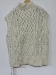 Mila Owen ミラオーウェン ケーブル編み ニットベスト  アイボリー サイズ0 新品 タグ付き