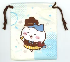 【中古】バッグ ハチワレ 巾着 「ココス×ちいかわ なんか小さくてかわいいやつ ココスへようこそ! おいしいってしあわせ♪キャンペーン」 対象メニュー注文特典 第1弾